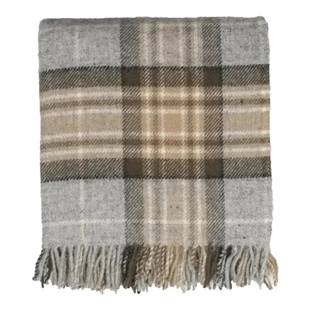Highland Tweeds Wool Fluffy Throw – McKellar