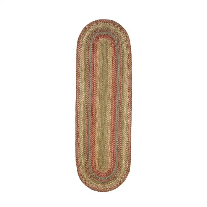 Homespice Decor Azalea Red Braided Area Rugs