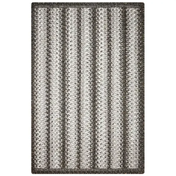 Homespice Decor Carbon Grey Braided – 20 X 30″ Rectangular Area Rug