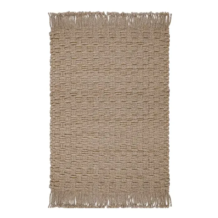 Homespice Decor Cooper Tan Braided Area Rugs