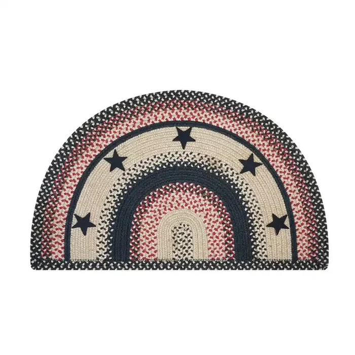 Homespice Decor Gloucester Black & Red Braided Area Rugs