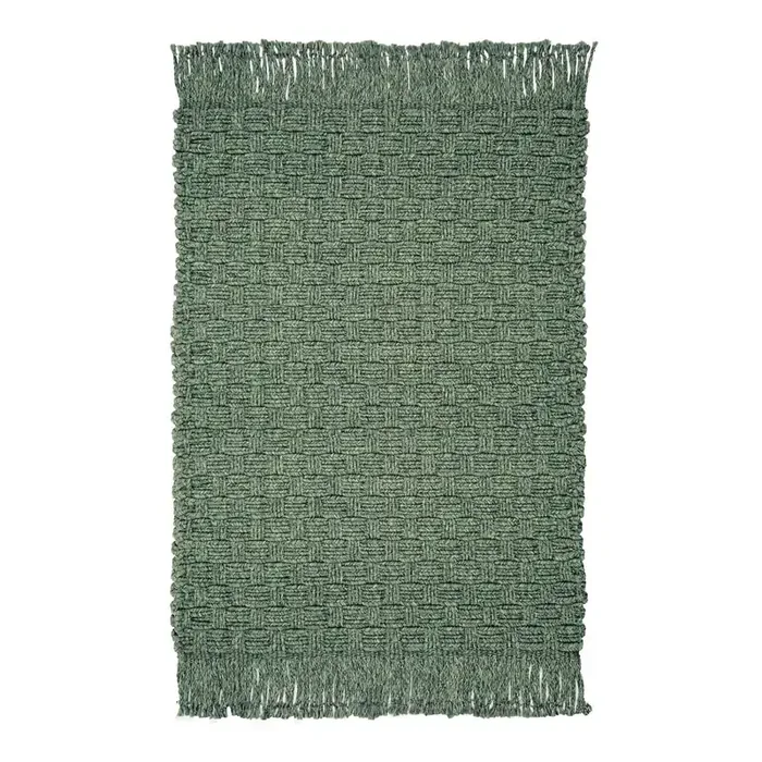 Homespice Decor Hunter Dark Green Braided Area Rugs