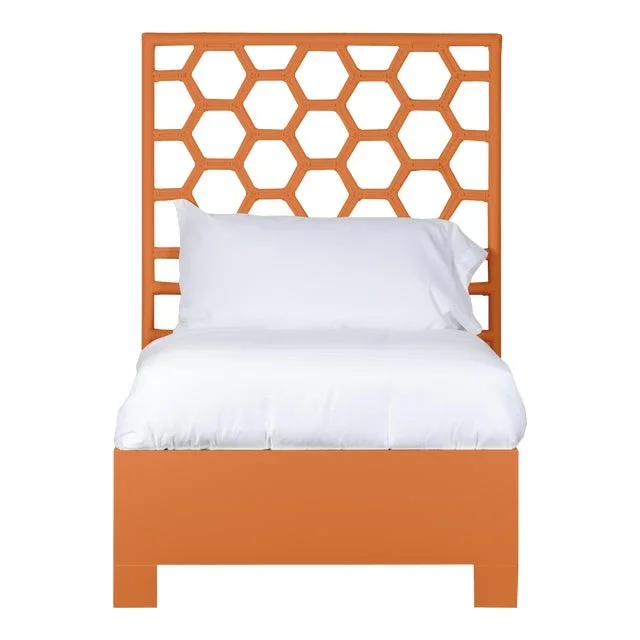 Honeycomb Bed Twin – Orange