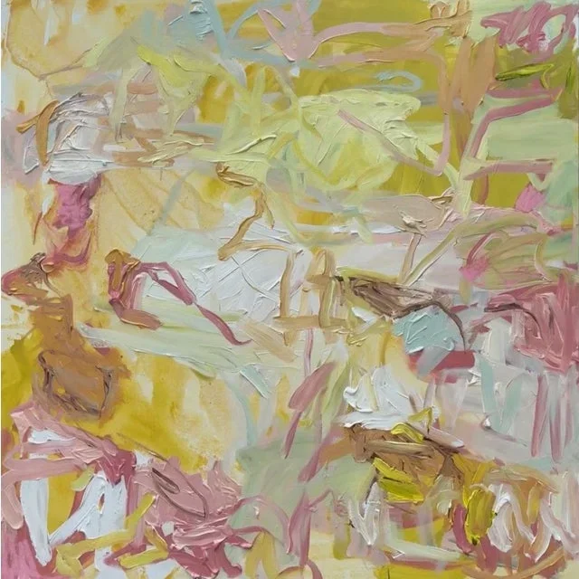 “Honeysuckle” Original Abstract Painting by Hayley Morée