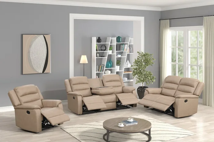 Hope Stone 3-Piece Reclining Set