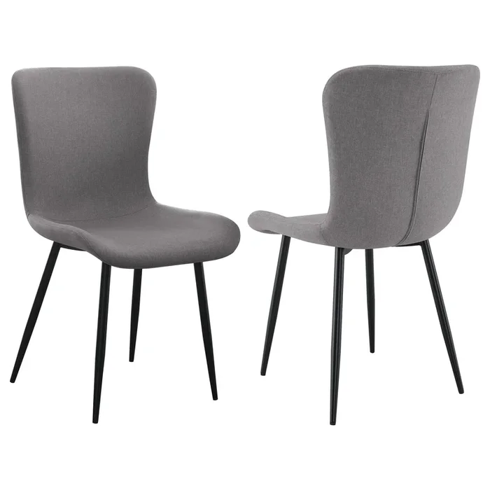 Horizon Upholstered Dining Side Chair Taupe, Set of 2