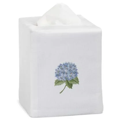Hydrangea Blue Tissue Box Covers by Henry Handwork