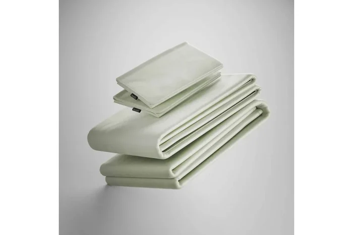 Iced Bamboo Cooling Sheets & Pillowcase Set in Sage, Queen