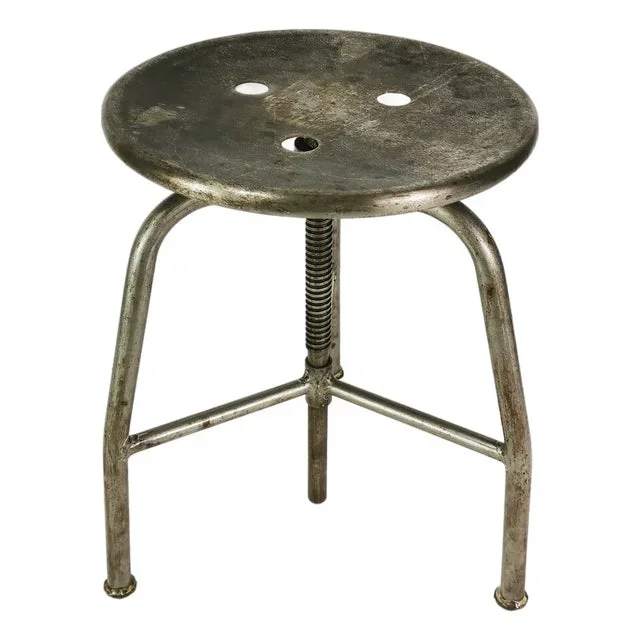 Industrial Swivel Stool, Czechoslovakia, 1960s.