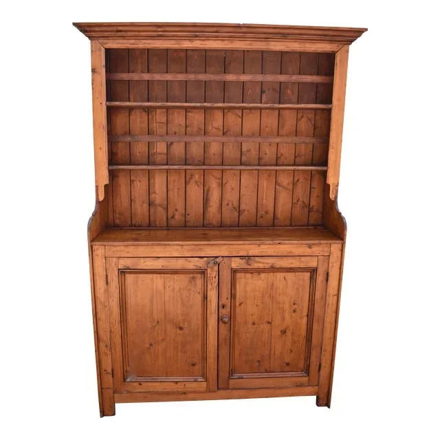 Irish Pine One Piece Open Rack Dresser