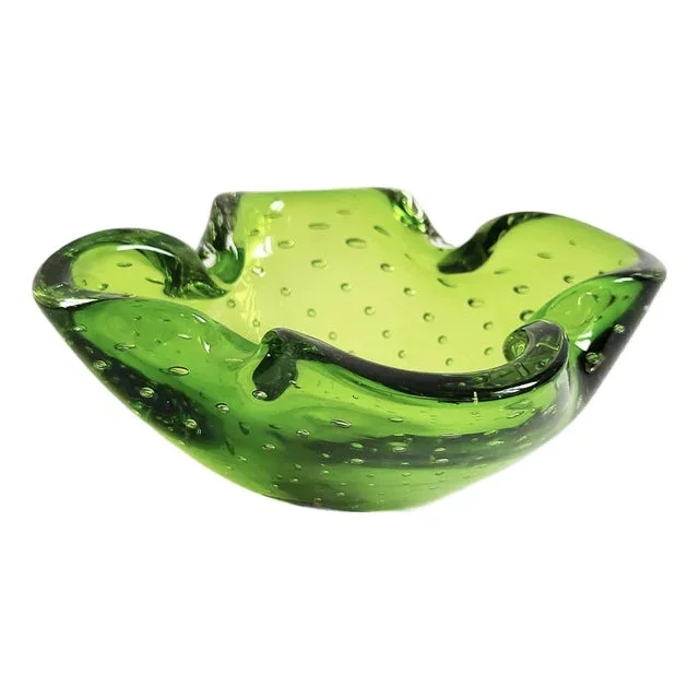 Italian Murano Glass Ashtray, 1950s