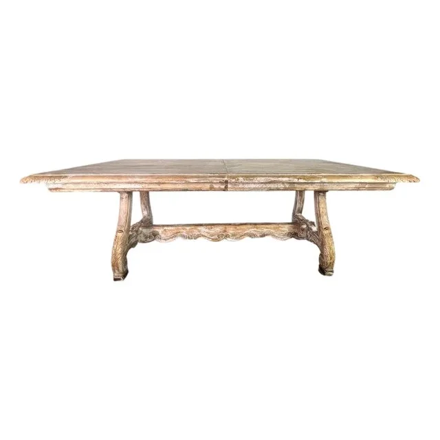 Italian Painted Trestle Table C. 1900