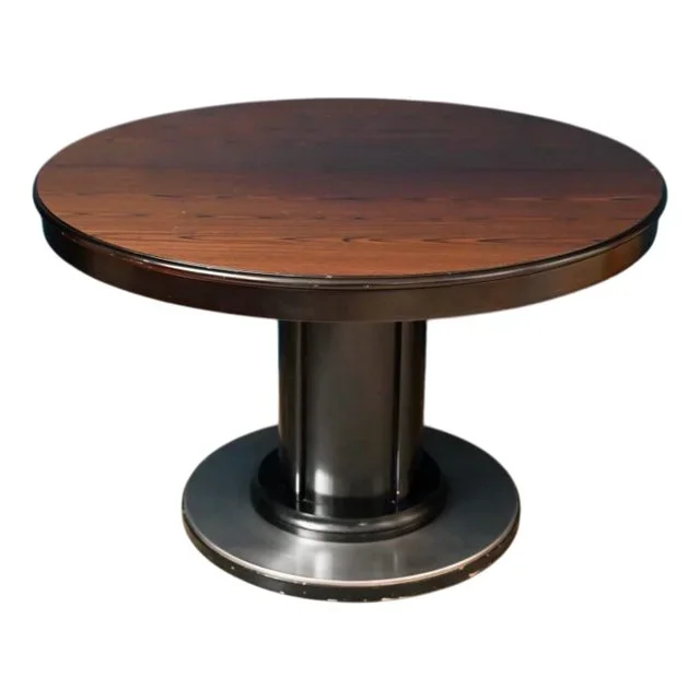 Italian Round Table with Central Leg