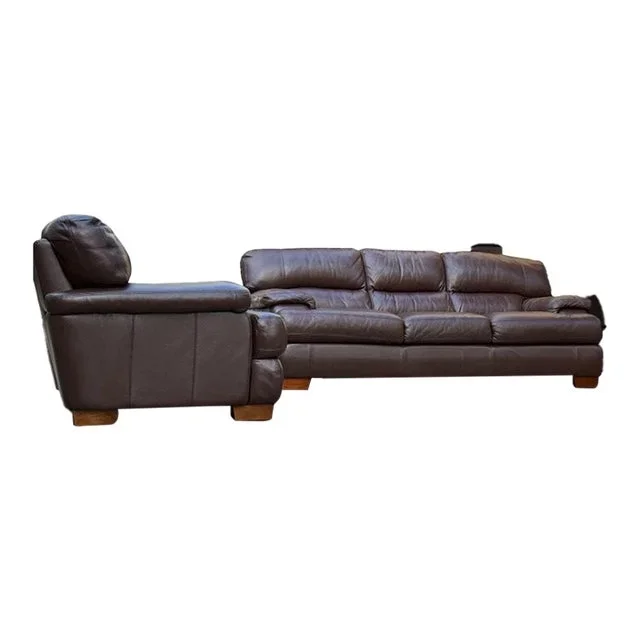 Italy Signature Edition Leather Sofa Set- 2 Pieces