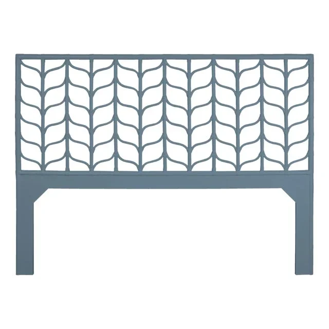 Ivy Headboard Queen, Regatta Blue