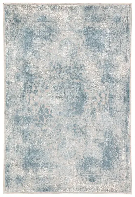 Jaipur Living Aldi CIQ11 Medallion Blue Power Loomed Area Rugs