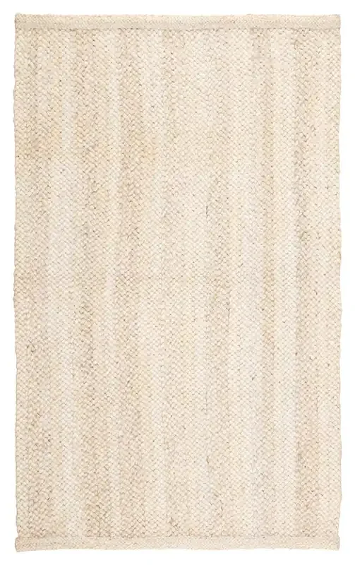 Jaipur Living Anichini NAT33 Solid Ivory Handwoven Area Rugs