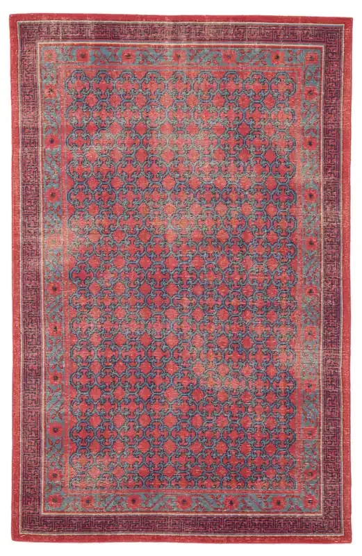 Jaipur Living Concord REL04 Medallion Red Hand Knotted Area Rugs