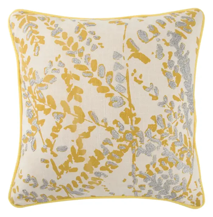 Jaipur Living Corrine LSC16 Floral Yellow Pillows