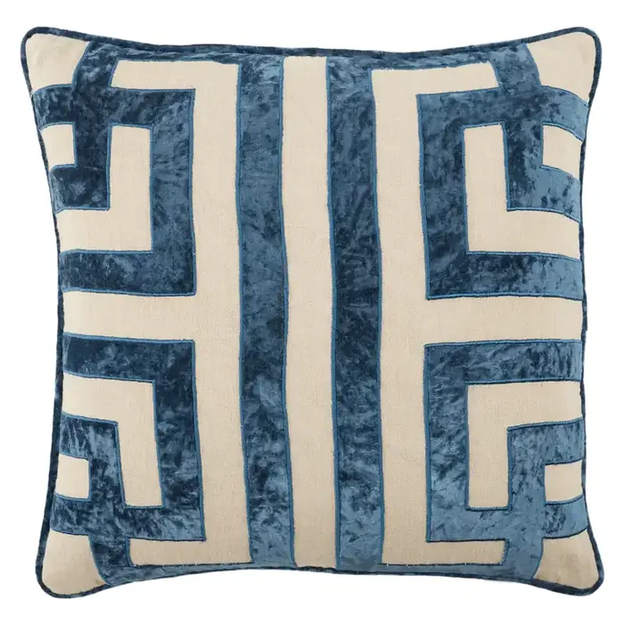 Jaipur Living Ordella CNK73 Geometric Blue Pillows