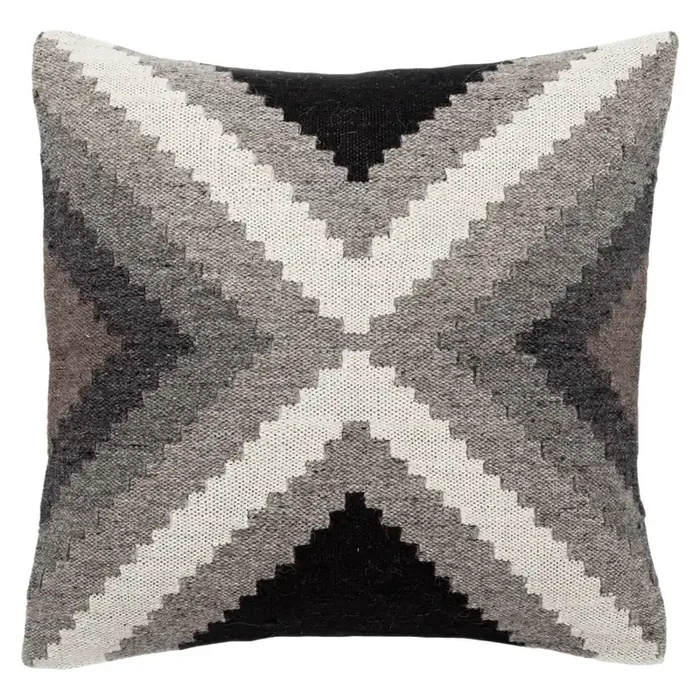Jaipur Living Terzan PEY10 Geometric Gray Pillows