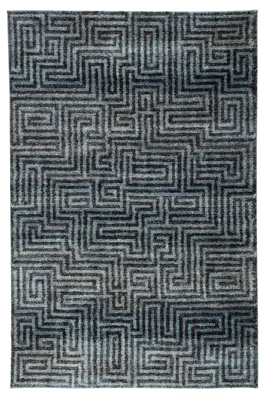 Jaipur Living Utter DAT07 Geometric Blue Power Loomed Area Rugs