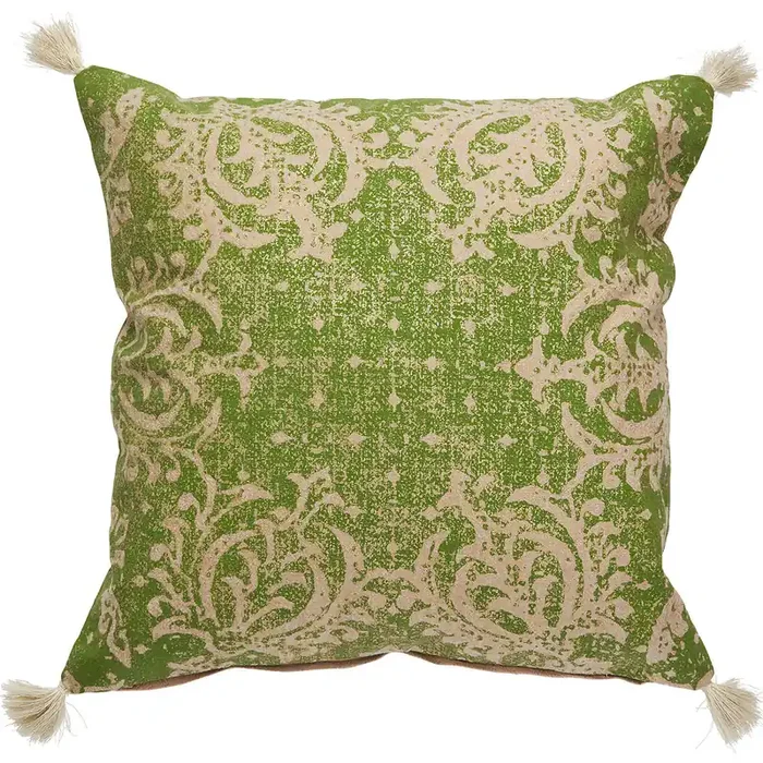 Jaipur Living Verdi VED05 Damask Green Pillows