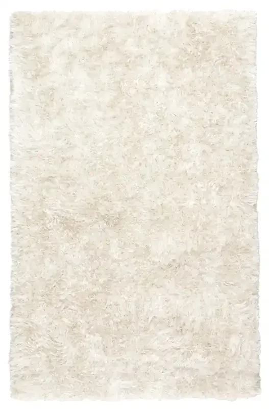 Jaipur Living Verve VR06 Solid White Shag And Flokati Area Rugs