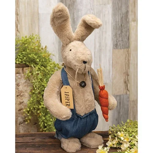 Jasper Overalls Bunny Doll with Carrot