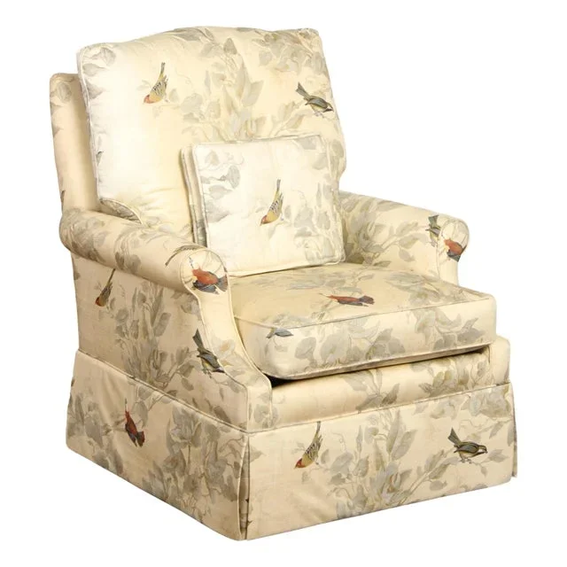 Jessica Charles Custom Upholstered Lounge Rocker