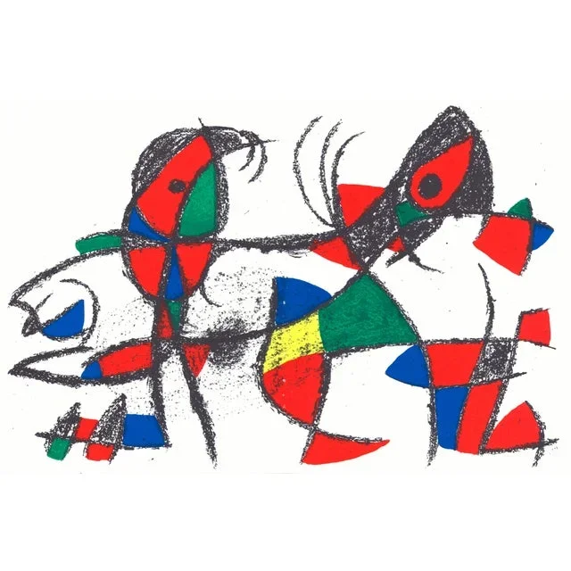 Joan Miró “Lithograph X” 1975 Lithograph