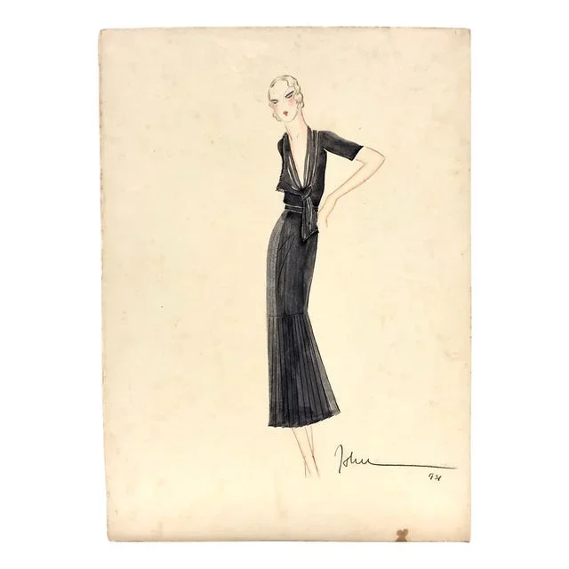 John Guida, Figure, Drawing on Paper, 1931