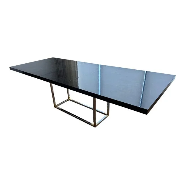 Jonathan Adler Black Bond Dining Table