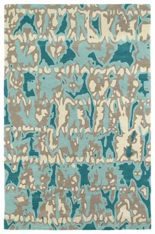 Kaleen Pastiche Hand Tufted Pas05-61 Robin‘s Egg Area Rugs