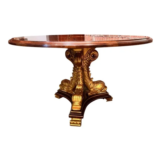 Karges Furniture Dolphin Base Dining Table