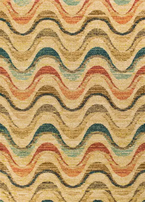 KAS Rugs Barcelona 4478 Sand Isla Machine-woven Area Rugs