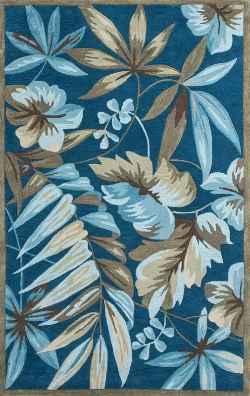 KAS Rugs Coral 4150 Ocean Tropica Hand-tufted Area Rugs