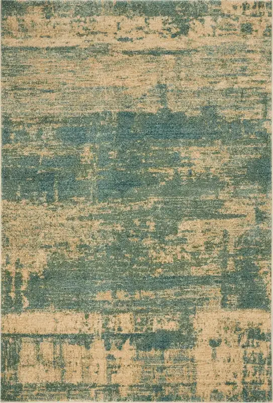 KAS Rugs Cordoba 4447 Seafoam Watercolors Machine-woven Area Rugs