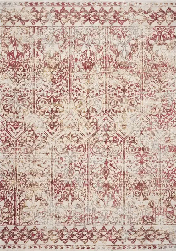 KAS Rugs Empire 7065 Red Marrakesh Machine-woven Area Rugs