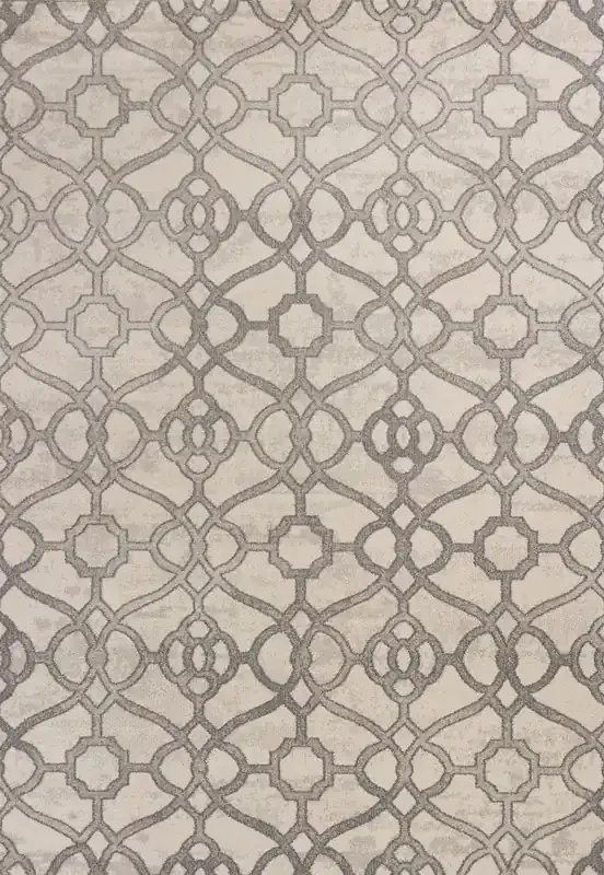 KAS Rugs Reflections 7403 Ivory Windsor Machine-made Area Rugs