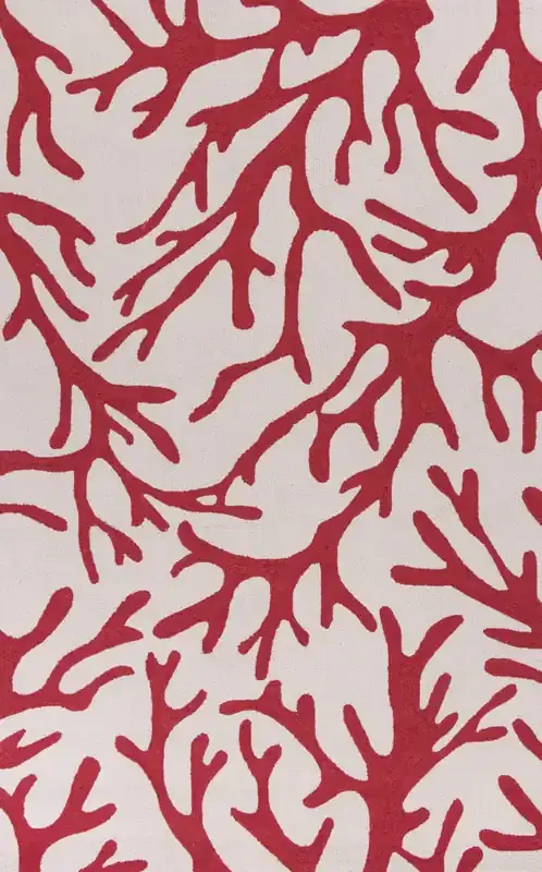KAS Rugs Sonesta 2038 Ivory/rust Coral Hand-hooked Area Rugs