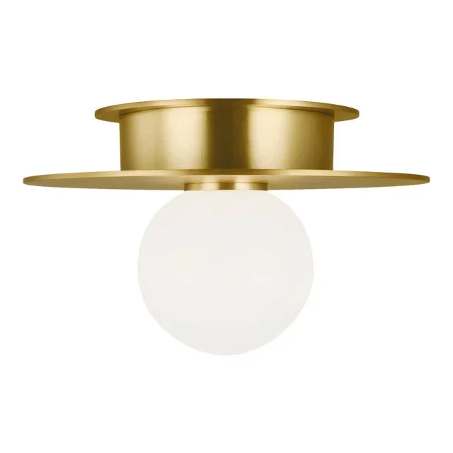 Kelly Wearstler by Visual Comfort Studio Nodes Small Flush Mount, Brass