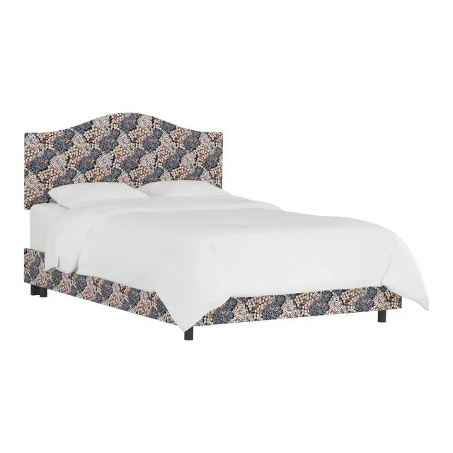 Kenmore Bed in Navy Blush Loiret, Full