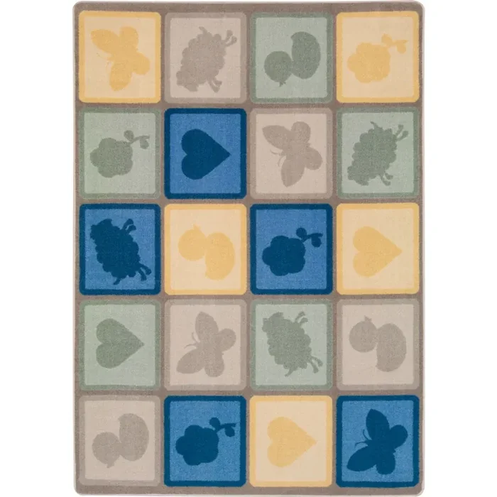 Kid Essentials Cuddly Creatures Multi Area Rugs