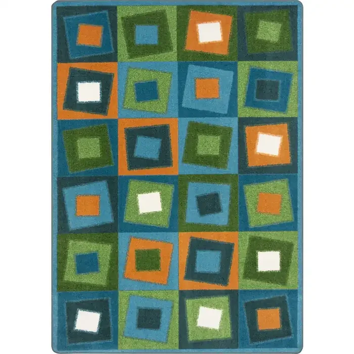 Kid Essentials Off Balance Citrus Area Rugs