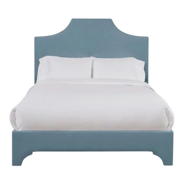 Kit Full/Double Bedframe, Blue Velvet