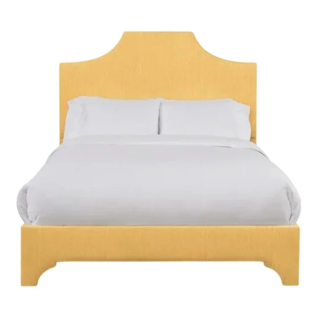 Kit Twin Bedframe, Mustard Linen