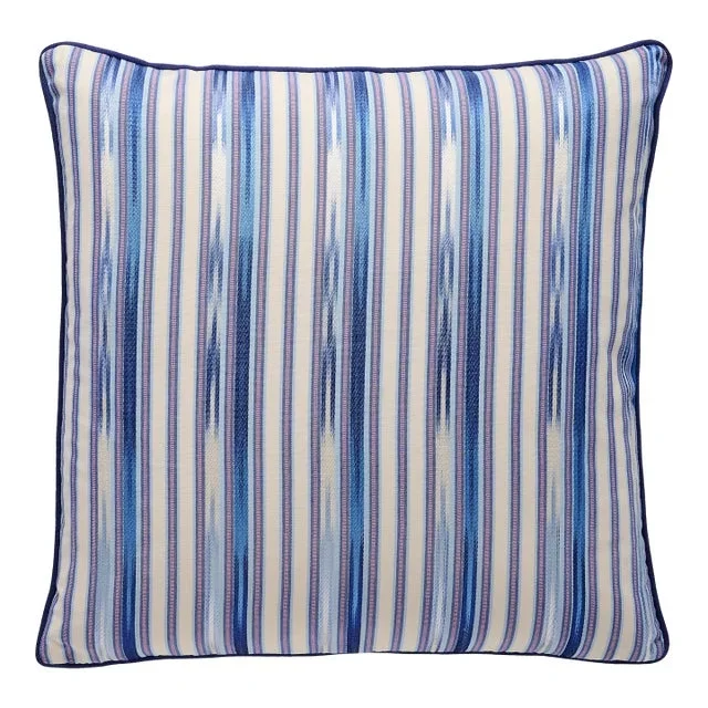KUTNU Marine Ikat Pillow, 20″ x 20″