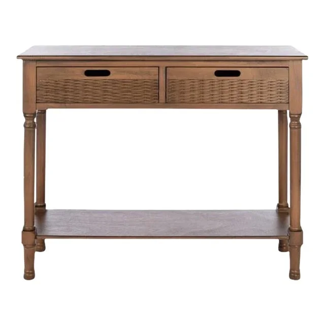 Landers 2 Drawer Console Table – Brown
