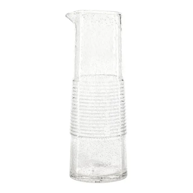 Langston 11.5″ Tall Bubble Glass Pitcher